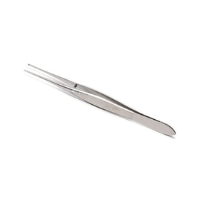 Pinzas Quirúrgicas para Iris de 10 cm, 0.8 mm, 1x2 Dientes, Rectas, de Acero Inoxidable, Uso Manual en Hospitales, Instrumentos Quirúrgicos Básicos Alemanes - Product Image 2