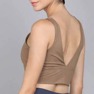 Soutien-gorge de sport à dos nageur extensible supérieur pour la course à pied, le cyclisme, le yoga-léger, respirant, grande taille, confortable - Product Image 6