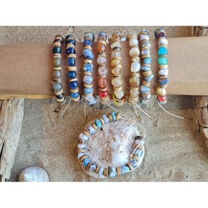 Trendy Gold-Plated Boho Fashion Beaded <b>Bracelets</b> with Colorful Stone <b>Beads</b> for Retail Resale - Product Image 1