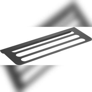 Wall Mounted Slotted Accessory <b>Shelf</b> for Commercial Bathroom Fixture <b>Sets</b> Durable Metal Construction Easy Clean - Product Image 2