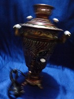 Théière et bouilloire élégantes Samovar en cuivre turc
