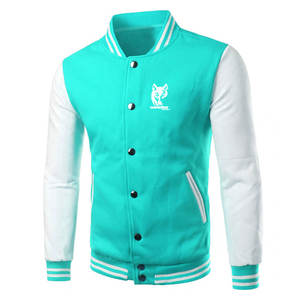 แจ็กเก็ตแบบเลตเตอร์แมนน้ำหนักเบาสำหรับผู้ชายเสื้อแจ็กเก็ตฤดูหนาวคอตั้งใช้งานกลางแจ้ง - Product Image 1