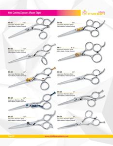 Nouvel Arrivage Ciseaux de Coiffure Professionnels de Salon à Lame de Rasoir 6 Pouces Vente en Gros Fabricant - Product Image 6