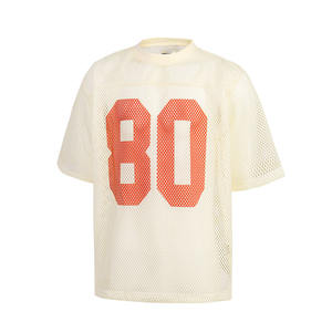 Breathable <b>Mesh</b> Sublimation Street Soccer <b>Shirts</b> Team American Football Jersey 80 Customized American Football Fan Jersey - Product Image 2