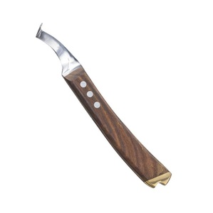 Cuchillo para pezuña de herrador de acero J2 de alta calidad superventas con Topper de latón J2 Acero inoxidable japonés conocido por su resistencia - Product Image 1