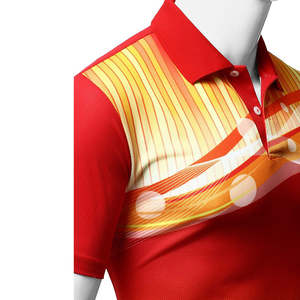 Vêtements décontractés pour hommes Logo personnalisé très vendu pour polos Maillot respirant de couleur unie Nouveau design - Product Image 5