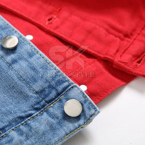 แจ็คเก็ตยีนส์ฤดูหนาวพิมพ์ลายหลากสีแบบเรียบ ขนาดสั่งทำได้ ผู้ผลิตจากปากีสถาน แจ็คเก็ตยีนส์ฤดูหนาวพิมพ์ลายหลากสีแบบเรียบ - Product Image 3