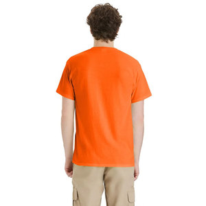 Camiseta de algodón y poliéster mejor valorada para hombres, camisetas informales y elegantes de estilo sólido de manga corta de peso pesado personalizadas - Product Image 3