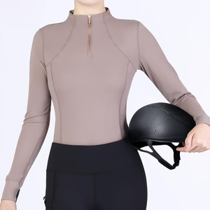 เสื้อขี่ม้าสำหรับผู้หญิงยอดนิยม ผลิตโดยมืออาชีพ แขนยาว แห้งเร็ว - Product Image 4