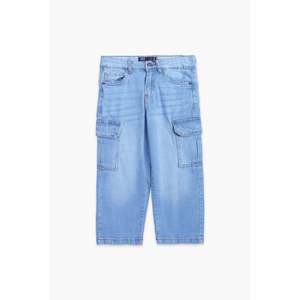 Boys Denim Cargo Pantalones Cómodos y Elegantes - Product Image 2