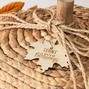 Panier citrouille en jacinthe d'eau tressé à la main pour une décoration d'Halloween chaleureuse – Design 2026 – Vente en gros depuis l'usine du Vietnam - Product Image 3