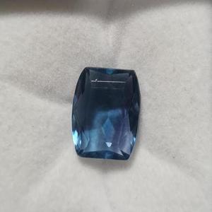 Pierre précieuse naturelle de forme coussin bleue pour la fabrication de bijoux en provenance d'Afghanistan - Product Image 2