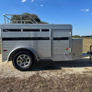 Envío Gratuito, Remolque para Ganado, Plataformas para Ovejas, 3500 kg de Peso Bruto, Puertas Divisorias, 12 pies x 6 pies, Parte Superior Desmontable para un Transporte Seguro de Animales - Product Image 1