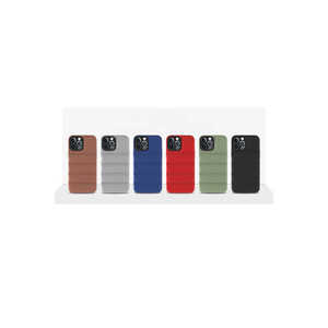 Coque en silicone de qualité supérieure vert clair Netzy pour iPhone 12 Pro Max SAFA Kasis Design, housse de protection souple antichoc - Product Image 2