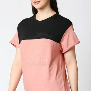 Camisetas de mujer informales al mejor precio para adultos, camisetas de mujer de servicio OEM, camisetas de mujer de nuevo diseño - Product Image 2