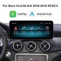 12.3 inci 8 inti Android 13 GPS Navigasi Audio Stereo Mobil Untuk Mercedes Benz GLA CLA A Class 2016-2018 NTG5.0
