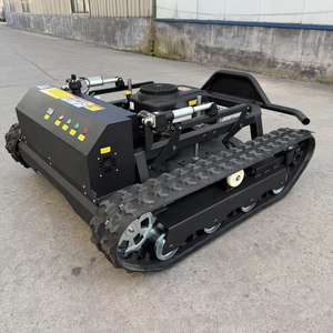 Livraison Gratuite <span class=keywords><strong>Tondeuse</strong></span> à Gazon Industrielle Télécommandée Autopropulsée sur Chenilles 800mm pour Bricolage - Product Image 2