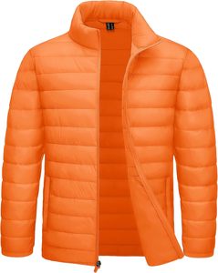 Chaqueta acolchada para hombre, abrigos ligeros y cálidos de invierno, chaqueta aislante repelente al agua a prueba de viento - Product Image 1