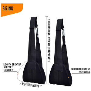 Eslingas de entrenamiento abdominal duraderas de alta calidad, venta al por mayor, equipo de fitness para uso doméstico, rueda abdominal - Product Image 4