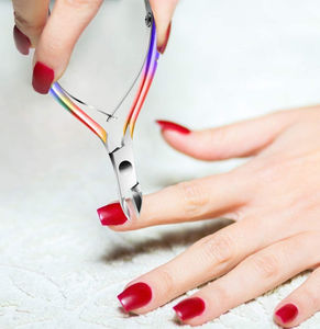 Coupe-ongles professionnel de luxe robuste, portable, en acier inoxydable, lame droite, ouverture large, pour ongles épais - Product Image 4