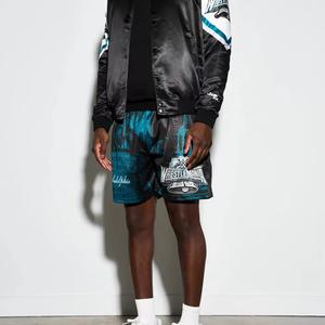 Logo personnalisé été de base grande taille hommes imprimé Shorts pour hommes Paisley Shorts hommes 100% polyester de qualité supérieure maille - Product Image 5