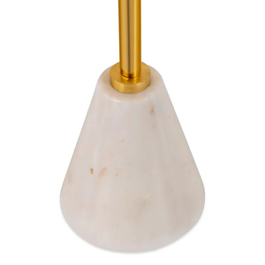 Abstract Hand Shaped Metal Candle <b>Holder</b> with Marble Base Artistic Sculpture Design Home Table Centerpiece Modern Interior Decor - Product Image 6