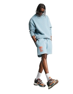 Ensemble short deux pièces imprimé du fabricant personnalisé Ensemble chemise et short pour hommes imprimé bouffant - Product Image 5