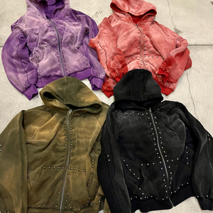 Sudadera con capucha de manga larga lavada con ácido para hombre más vendida con logotipo personalizado Ropa de invierno de nuevo diseño - Product Image 4