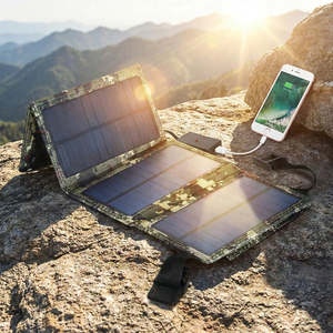 Panneau solaire pliable pour smartphones, chargeur mobile pratique - Product Image 2