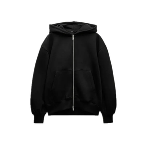 Nouvel ensemble décontracté sport pour femme automne/hiver : sweat à capuche oversize zippé imprimé et pantalon de survêtement large à bords effilochés - Product Image 2