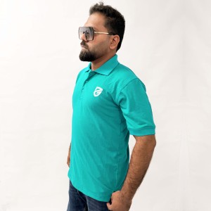 เสื้อโปโลผ้าฝ้าย100% แขนสั้นเข้ารูปลำลองสำหรับผู้ชายดีไซน์ใหม่แบบกำหนดเอง - Product Image 5