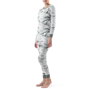 Fournisseur du Bangladesh, couche de base à taille haute pour femmes, sous-vêtement thermique en spandex/polyester, pantalon imprimé, caleçon long pour l'hiver - Product Image 3