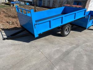 Double Axle Motorized Dump <b>Trailer</b> <b>Farm</b> Utility Hauler Grain Feed Diesel Tele Hoist Barn Gate Ramp High Productivity for Sale - Product Image 6