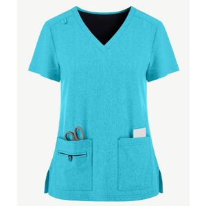 High Quality Women <b>Scrub</b> <b>Set</b> Soft Jogger Pants Custom Logo Sizes Colors Medical Hospital OEM Wholesale Bulk Low Price <b>Scrub</b> <b>Set</b> - Product Image 4