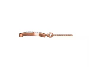 จี้เพชรโมอิสรูปตัวอักษรพร้อมจี้ชุบทองและจี้ประดับเพชรเม็ดเล็กๆที่เป็นมิตรกับเด็กสำหรับงานเลี้ยง - Product Image 2