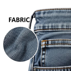 Pantalones Vaqueros de Mezclilla Lavados Metálicos de Secado Rápido con Spandex, Algodón Elástico, Ajuste Duradero, Ropa Casual de Moda para Hombres y Mujeres - Product Image 3