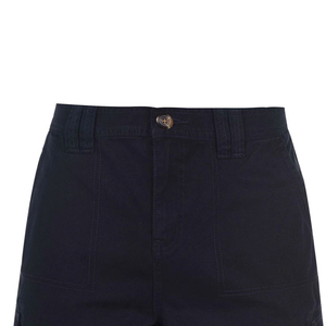 Pantalones cortos Cargo de material de algodón de verano para hombre, pantalones cortos Cargo de cintura elástica multibolsillo informales de diseño clásico para hombre - Product Image 4