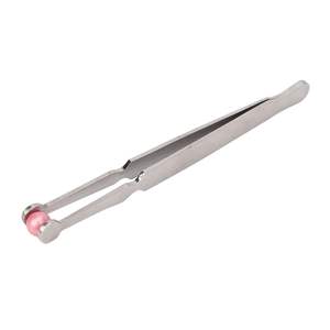 Perle de précision tenant une pince à épiler à pointe fine anti-dérapant outil en acier inoxydable pour la fabrication de bijoux et l'artisanat de perles" - Product Image 2