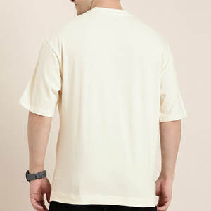 Comfortable 100% Cotton Eco-Friendly Quick Dry Summer Sale <b>Boxy</b> <b>T</b>-<b>Shirt</b> for Men's Mid Weight Unique Style Latest Design - Product Image 4