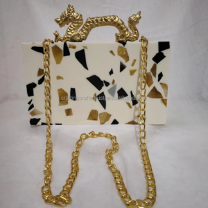 กระเป๋าคลัทช์เรซิ่นดีไซน์สวยสำหรับสุภาพสตรี คุณภาพสูง พรีเมียม กระเป๋าคลัทช์ผู้หญิง คุณภาพดีที่สุด แฟชั่น ทันสมัย ขายดี งานฝีมือเรซิ่น - Product Image 1