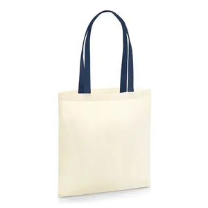 Bolsa de Mano Promocional Orgánica EarthAware - Diseño Ecológico en Contraste - Product Image 2