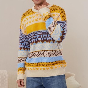 Qualité d'exportation en gros et à bas prix personnalisé confortable hommes respirant pull à col rond Slim Fit Street Wear pull - Product Image 2