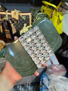 กระเป๋าคลัทช์สำหรับผู้หญิงทำจากยางเรซินหัตถกรรมอินเดีย - Product Image 3