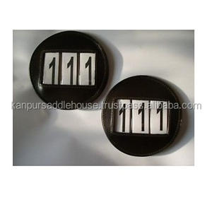 Números de competición de caballos con soporte de cuero Proveedores - Product Image 6