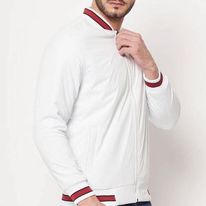 Veste de Baseball Personnalisée en Toile Unie pour Homme – Hiver, Coton et Laine de Haute Qualité, Manches Longues, Style Décontracté Urbain - Product Image 3