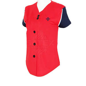 Uniforme de Softbol Personalizado, Transpirable, con Botones, Uniforme de Equipo 2026, Alta Calidad, 100% Poliéster - Product Image 2