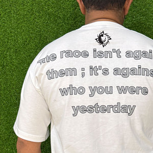 T-shirt surdimensionné pour homme, style hip-hop streetwear, avec logo sur le devant, en coton/tissu de bambou, fabrication OEM disponible - Product Image 6