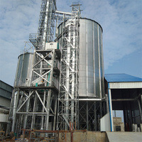 Bac à grain galvanisé de 1000 à 1500 tonnes pour ferme et élévateur à grain |   Silo en acier à installation rapide