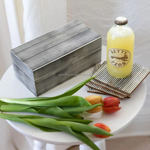 Pinstripe <b>Box</b> in Black & <b>White</b> <b>Box</b> Availbe At Very Cheap Price By United Trade World - Product Image 2
