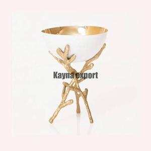 White And Gold Metal Branch Design Stand Fancy Decorative <b>Bukhoor</b> <b>Burner</b> For Home And Hotel Fragrance Metal Incense <b>Burner</b> Decor - Product Image 1